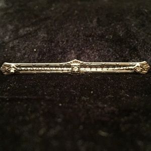 Vintage Sterling Bar Pin